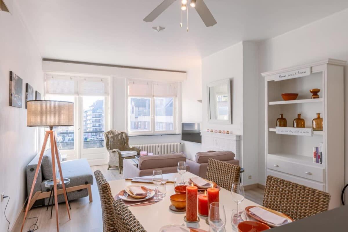 Huswell - Beautiful And Spacious Studio With Side Seaview Knokke-Heist Ngoại thất bức ảnh