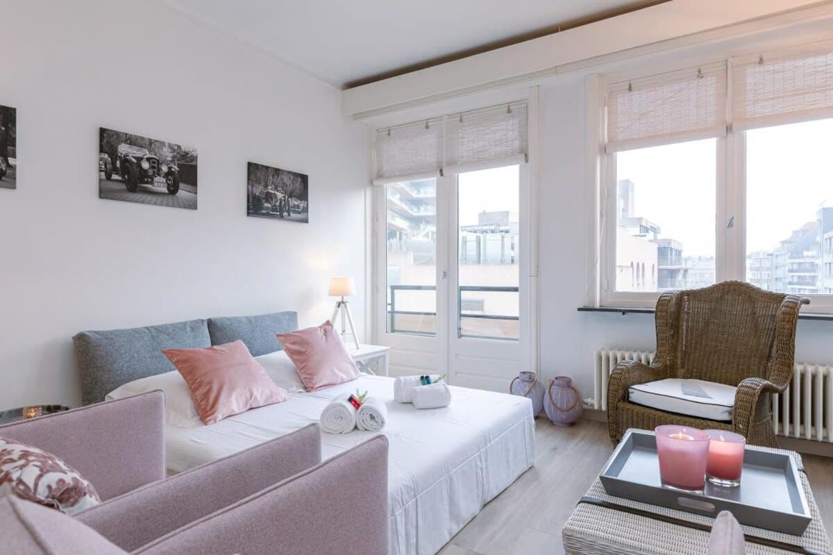 Huswell - Beautiful And Spacious Studio With Side Seaview Knokke-Heist Ngoại thất bức ảnh
